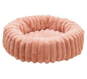 Cama nido donut mascota 15x70x70 cm L rosado