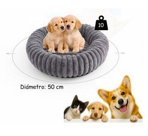 Cama nido donut mascota 15x50x50 cm S gris