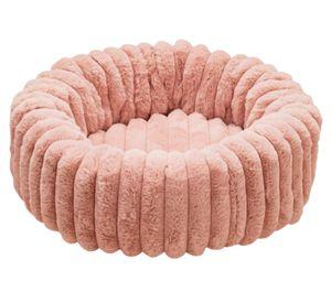 Cama nido donut mascota 15x50x50 cm S rosado
