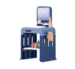 Lavabo infantil Montessori azul