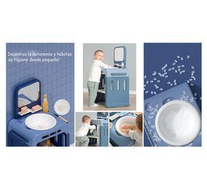 Lavabo infantil Montessori azul