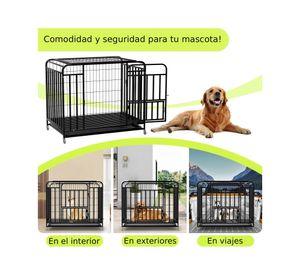 Jaula perro/gato 95x110x72 cm XL negro
