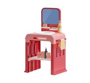 Lavabo infantil Montessori rosado