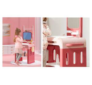 Lavabo infantil Montessori rosado
