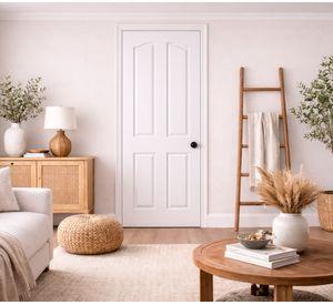 Puerta precolgada Maullin 4PI HDF 70x200 cm