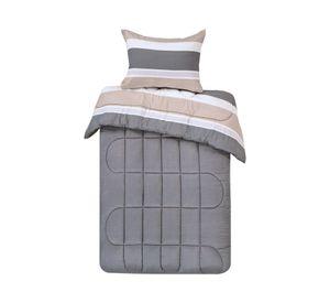 Plumón Soft Touch estampado 1.5 plazas