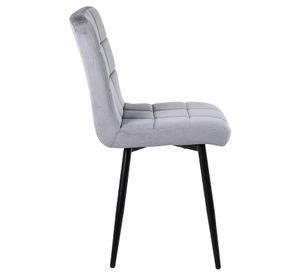 Pack de 4 Sillas de Comedor Modernas Novahus Velvet Gris