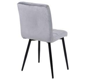Pack de 4 Sillas de Comedor Modernas Novahus Velvet Gris