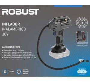 Inflador inalámbrico 11 BAR 18V