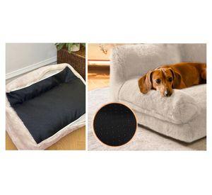 Cama sofá antiestrés perro/gato 34x53x42 c m M beige