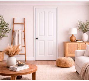 Puerta precolgada Maullin 4PD HDF 70x200 cm