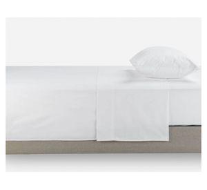 Juego de sábanas blanco 1.5 plazas 144 hilos