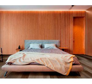Wall panel Monaco café 240x15 cm 2.16 m2
