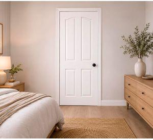 Puerta prepintada Maullin HDF 70x200 cm