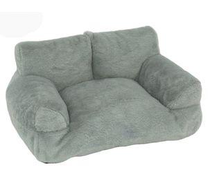 Cama sofá relajante mascota lavable 26x65x45 cm S gris