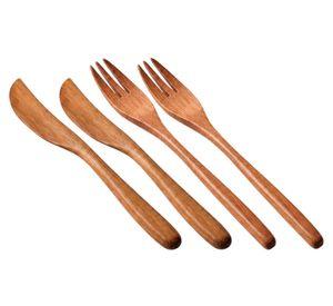Set cuchillo y tenedor para aperitivo 4 piezas