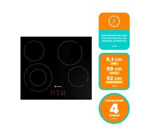 Encimera radiante VM4TR 4 quemadores