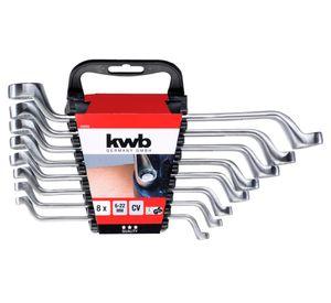 Llave corona curvo 6-22 m 8 un.