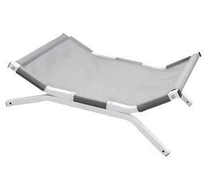 Cama elevada impermeable perro/gato 15x50x58 cm S/M gris