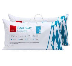 Almohada Soft Microfibra blanco 50x90 cm 2 un.