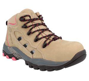 Botín cuero mujeres Trend 35 beige