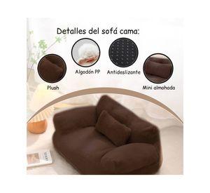 Cama sofá antiestrés perro/gato 34x53x42 c m M café
