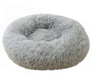 Cama nido relajante mascota 15x80x80 cm XL gris