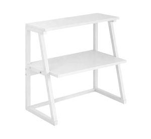 Organizador impresora 2 niveles blanco