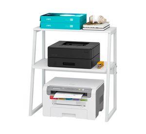 Organizador impresora 2 niveles blanco