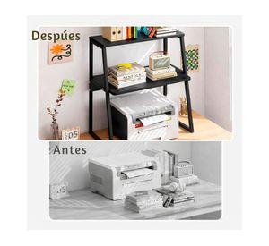 Organizador impresora 2 niveles negro