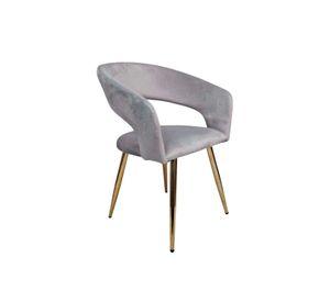 SITIAL O SILLA MODERNA FLORENCIA TERCIOPELO GOLD