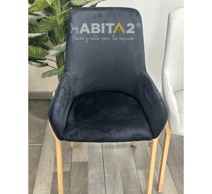PACK 2 SILLAS ACOLCHADAS DE COMEDOR BRITO CON APOYABRAZOS
