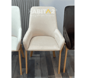PACK 2 SILLAS ACOLCHADAS DE COMEDOR BRITO CON APOYABRAZOS