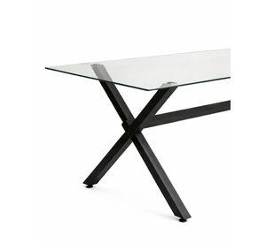 Mesa de Vidrio X Black 130X80
