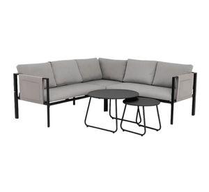 SET LIVING TERRAZA ESQUINERO CONTEMPORANEO - 3 PIEZAS