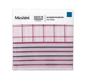 Sábana Estampada 144 H 1.5 P Tartan