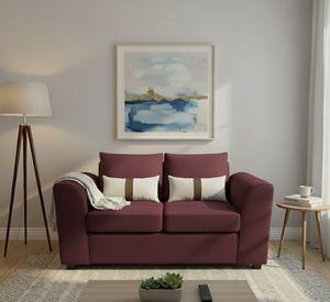 Sofa 2 cuerpos fancy hogar burdeo