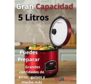 Olla Arrocera Multifuncional Eléctrica Capacidad 5 Litros 900W de Potencia