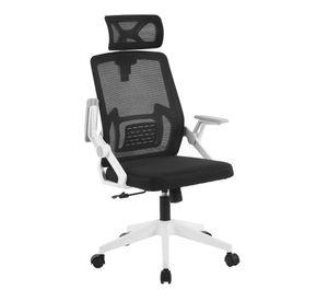 Silla de Escritorio con Cabezal Ergonomus Doha Blanco