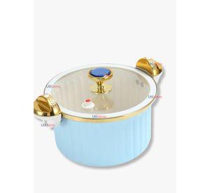Olla de Micro Presión Esmalte Antiadherente Capacidad 12 Litros Color Azul