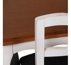 Comedor Normando 100x200 - 8 sillas cubierta Miel
