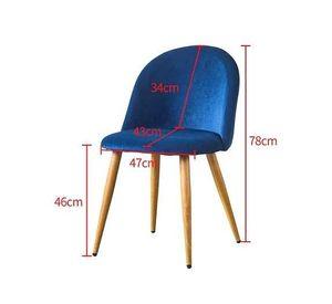 SILLA DIAMANTE NORDIC FELPA MADERA