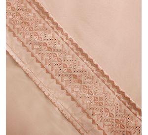 Sabana lisa MF Broderie Bordada 1.5 P Damasco