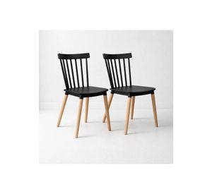 Pack de 2 Sillas Windsor Negras