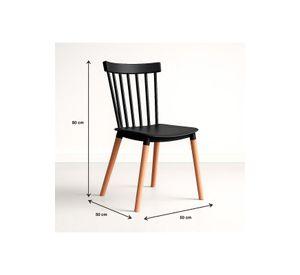 Pack de 2 Sillas Windsor Negras