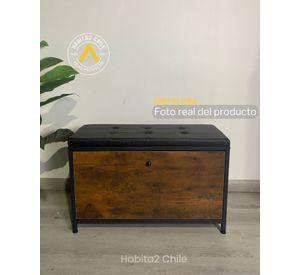 BANQUETAS 80CM CON ALMACEN PARA ZAPATOS VINTAGE INDUSTRIAL