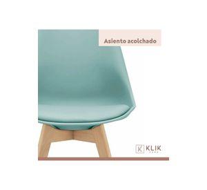 Pack de 4 Sillas Tulip Menta