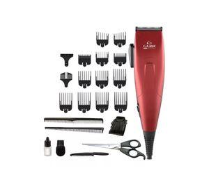 Cortadora de Pelo Gama GM 562 + 24 Accesorios Rojo