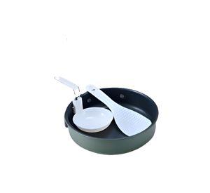 Set Ollas Aluminio Camping 3 Piezas