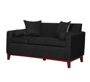 SOFA 3 CUERPOS MARLEY NEGRO
